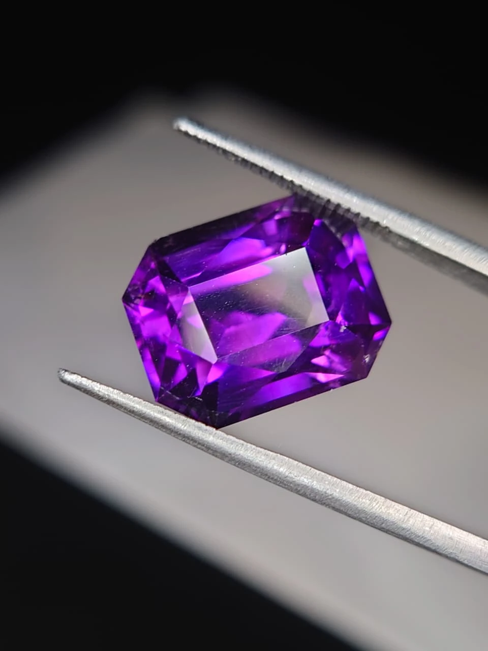 8.8ct Natural Siberian Type Amethyst Loose Gemstone from Nigeria — view 1